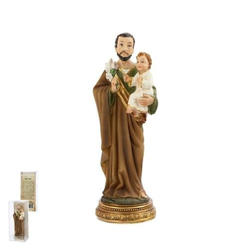 Trofeos Cadenas | San José 11 cm, Figura Religiosa, Resina