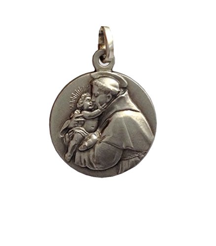 San Antonio de Padua Medalla de Plata Maciza 925 - Las medallas de los Patronos …