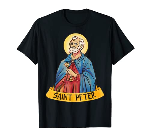 San Pedro Apóstol Claves del Reino San Católico Camiseta
