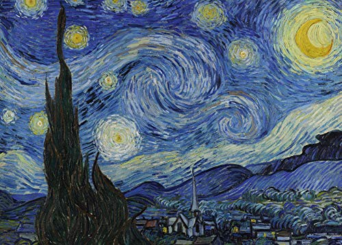 Close Up Póster XXL de Van Gogh Starry Night/La Noche Estrellada (140cm x 100cm) + 1 póster Sorpresa de Regalo